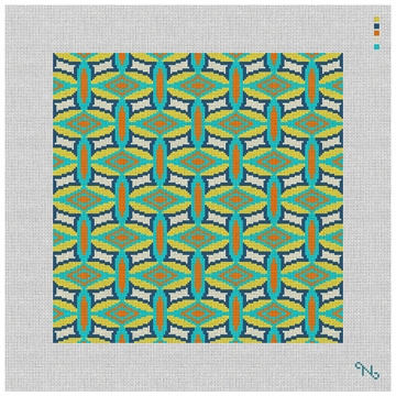 Bright Mayotte Needlepoint Kit
