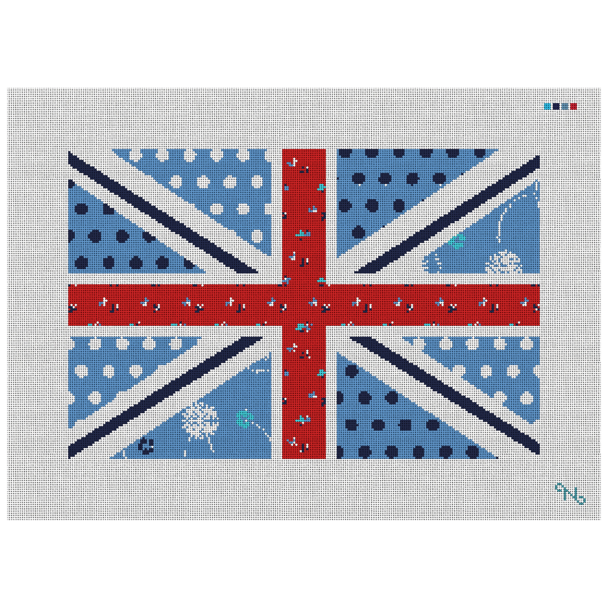 British Pop Union Jack Needlepoint Kit