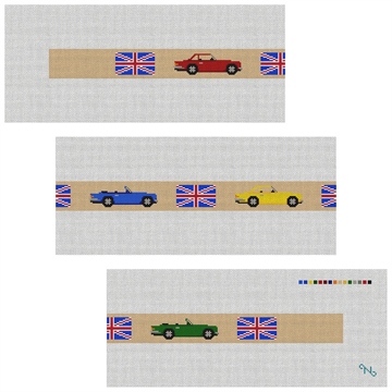 British Triumph Cars Needlepoint Belt Kit
