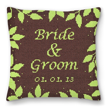 Brown Telluride Personalized Ring Bearer Pillow