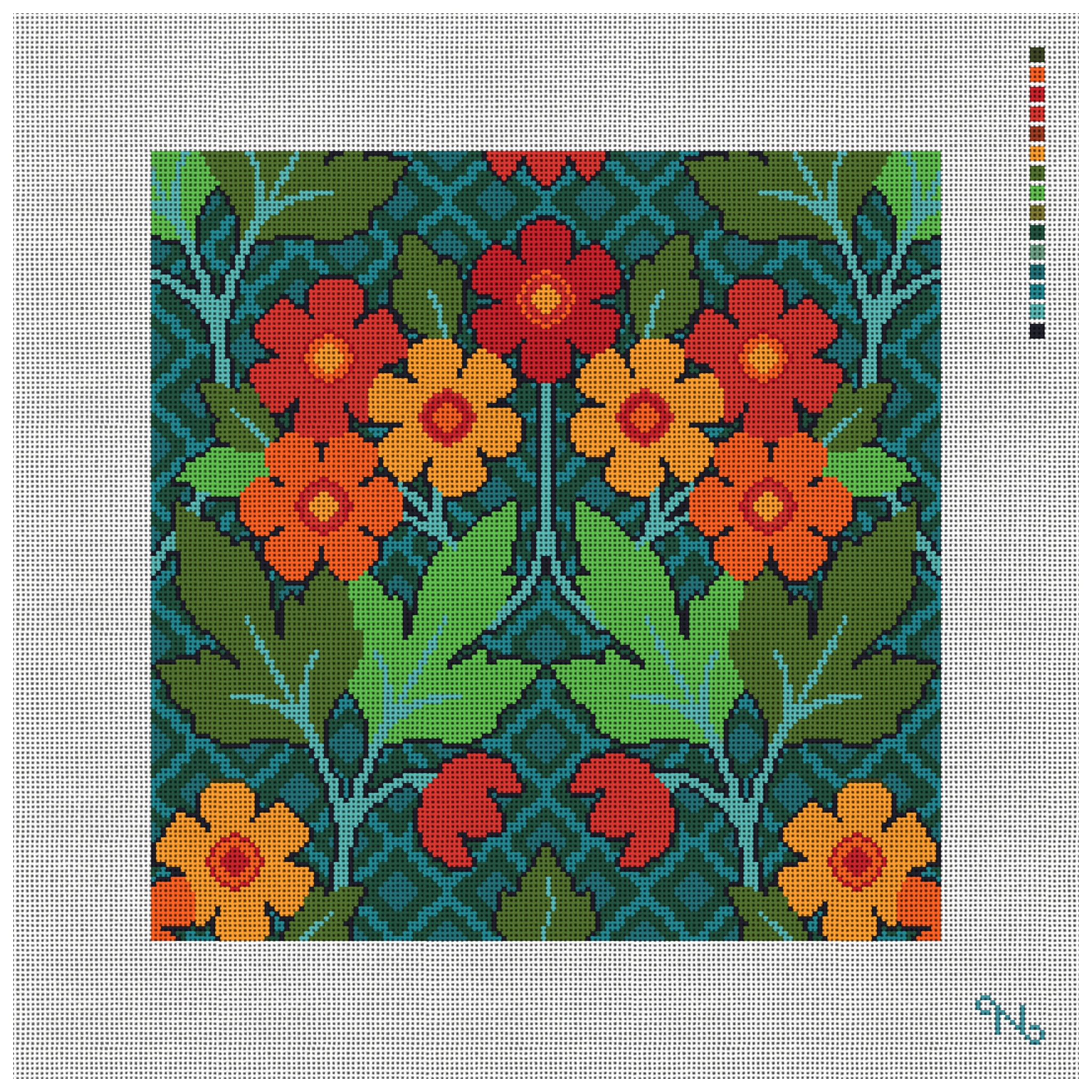 Browninghill Fall Foliage Needlepoint Kit