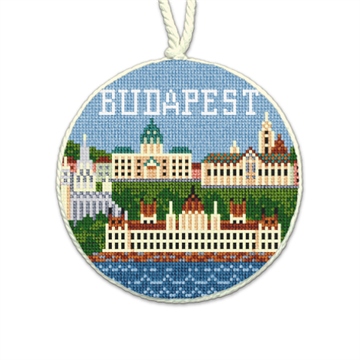 Budapest Needlepoint Ornament
