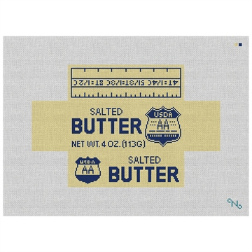 Butter Brick Cover Needlepoint Kit