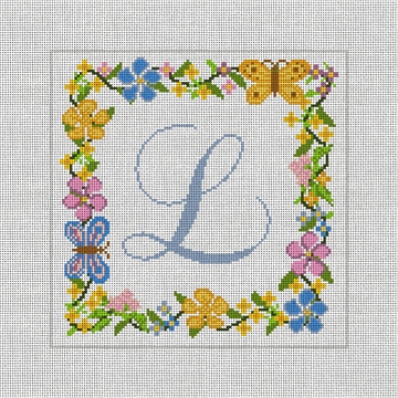 Butterfly Kisses Needlepoint Pillow Kit