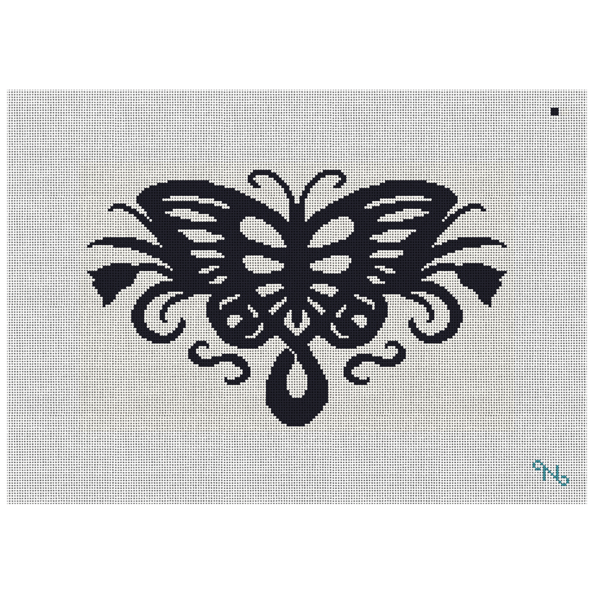 Butterfly Silhouette Needlepoint Kit