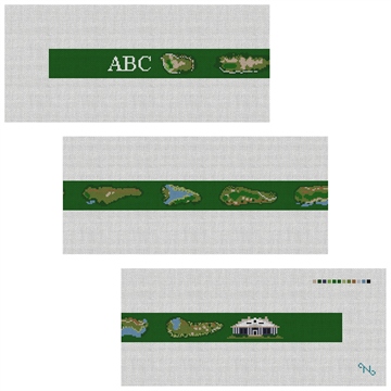 Caledonia Golf Needlepoint Belt Kit