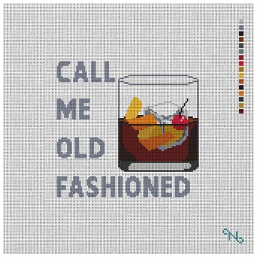Call Me Old Fashioned Needlepoint Pillow Kit