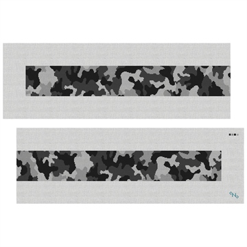 Camouflage Purse Guitar Strap Needlepoint Kit