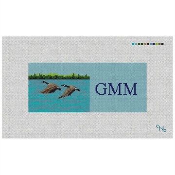 Canada Goose Needlepoint Flask Kit