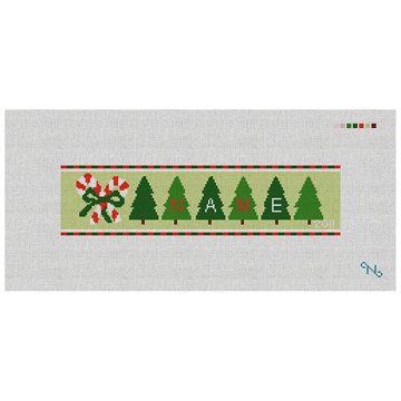 Candy Cane - Personalized Needlepoint Kit