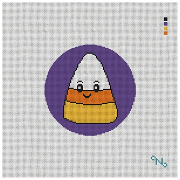 Candy Corn Cutie Needlepoint Ornament Kit