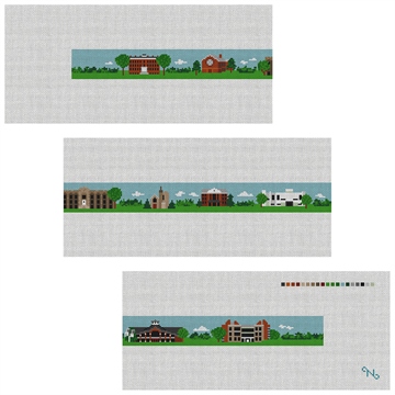 Canton New York Landscape Needlepoint Belt Kit