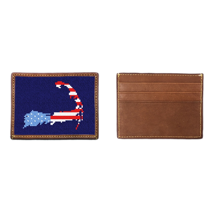 Cape Cod Needlepoint Card Wallet