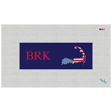 Cape Cod Needlepoint Wallet Kit