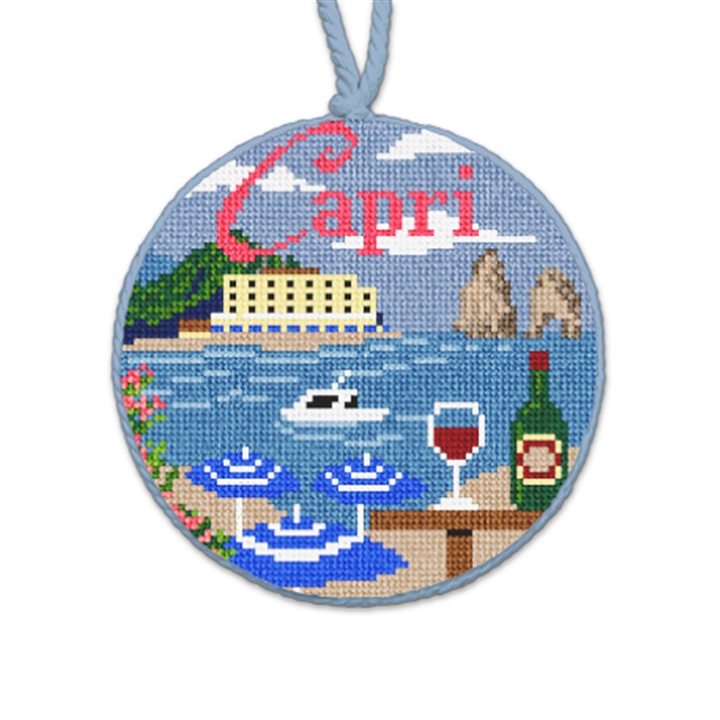 Capri Needlepoint Ornament