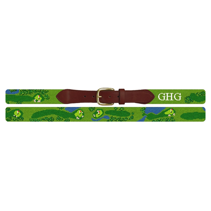 Champions Golf Club Needlepoint Belt 