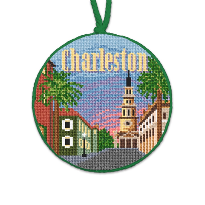 Charleston Needlepoint Ornament
