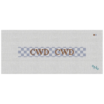 Checkerboard Needlepoint Key Fob Kit