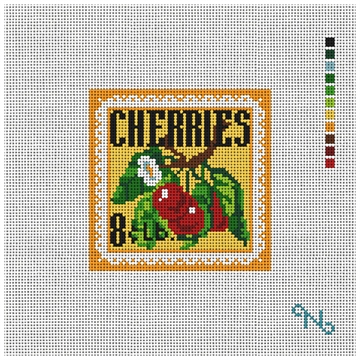 Cheery Cherries Needlepoint Kit