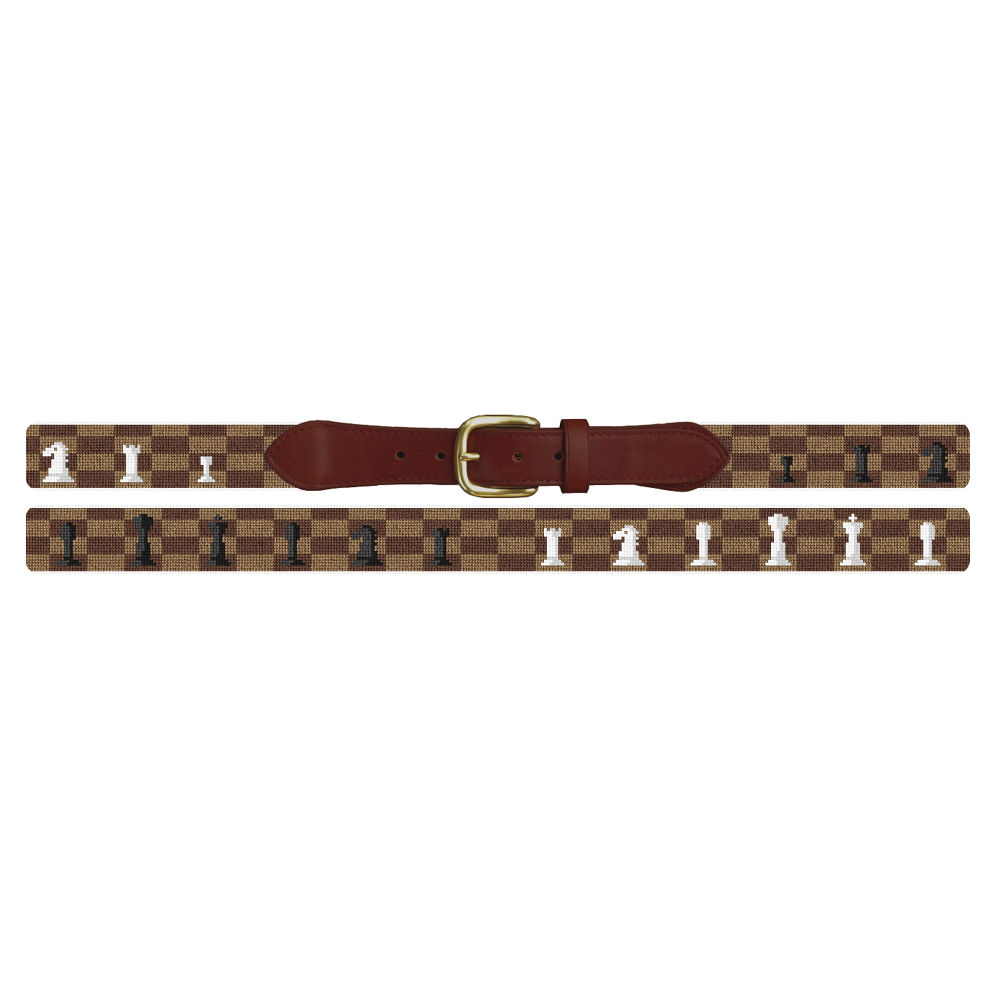 Chess Needlepoint Belt