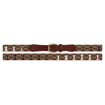 Chess Needlepoint Belt