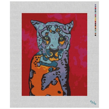 Cheta the Cheetah Needlepoint Kit