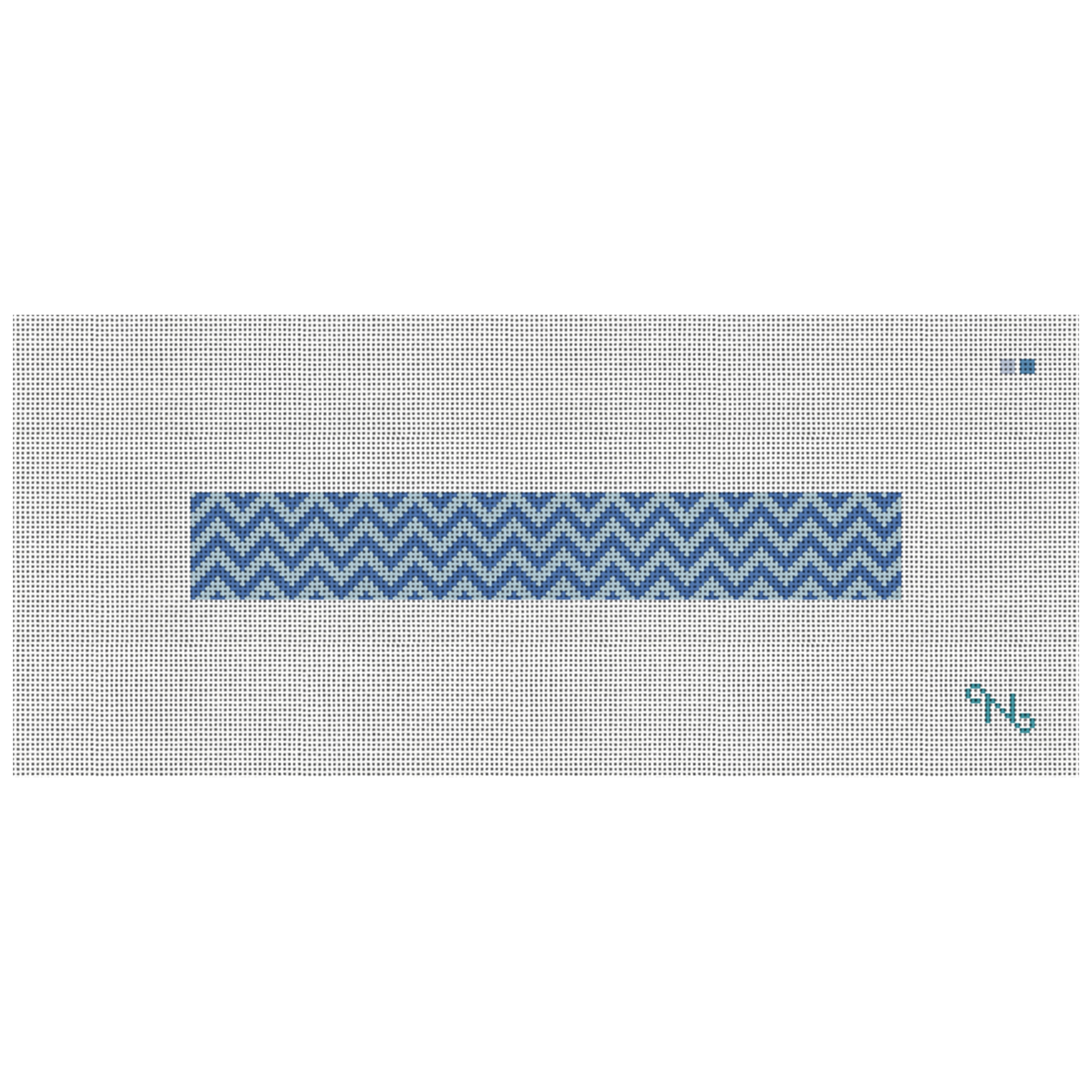 Chevron Needlepoint Key Fob Kit
