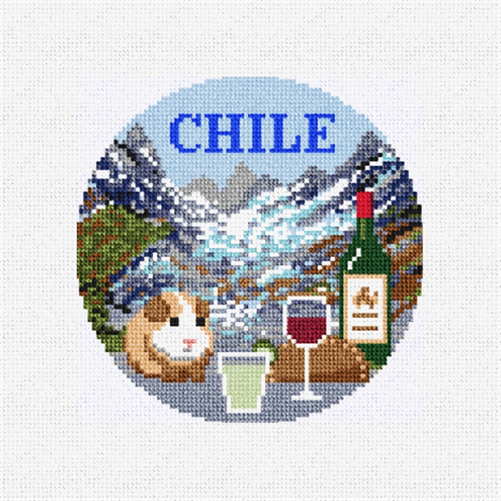 Chile Needlepoint Ornament Kit