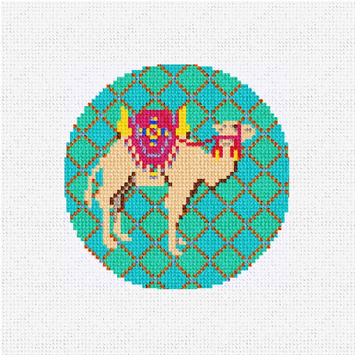 Christmas Camel Needlepoint Ornament Kit