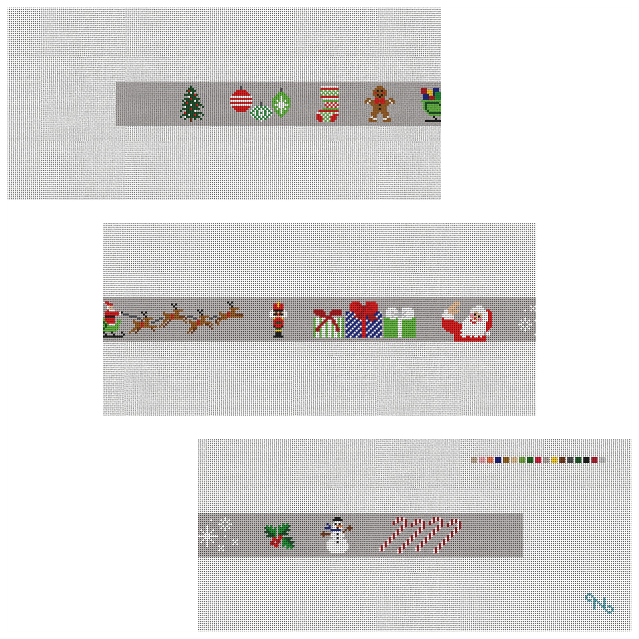 Christmas Needlepoint Belt Kit