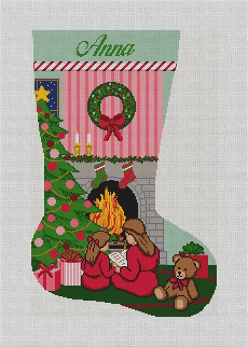 Christmas Stories Stocking Needlepoint Kit