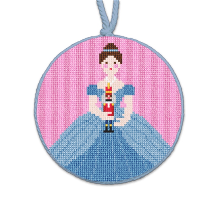 Clara Needlepoint Ornament