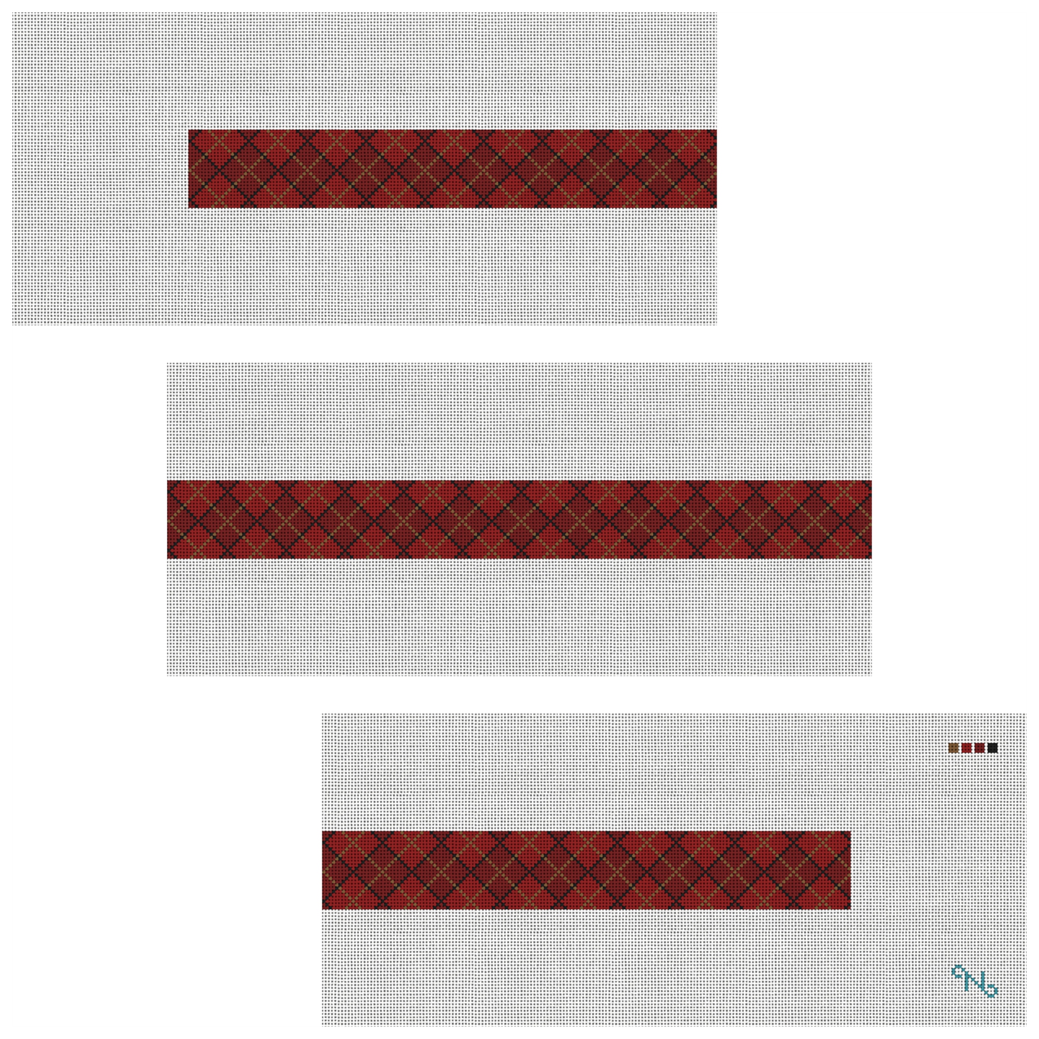 Classic Argyle Needlepoint Belt Kit