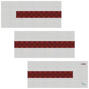 Classic Argyle Needlepoint Belt Kit