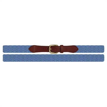Classic Geometry Needlepoint Belt