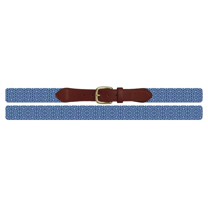 Classic Geometry Needlepoint Belt