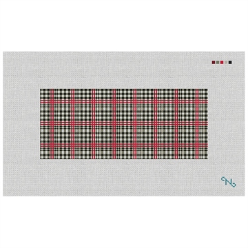Classic Plaid Needlepoint Flask Kit