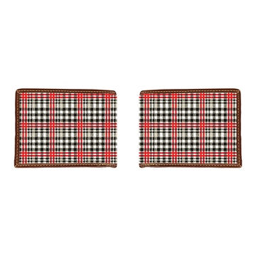 Classic Plaid Needlepoint Wallet