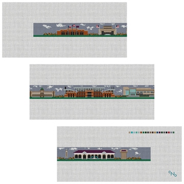 College Station Texas Needlepoint Belt Kit