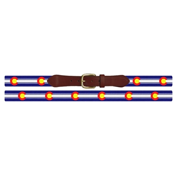 Colorado Needlepoint Belt