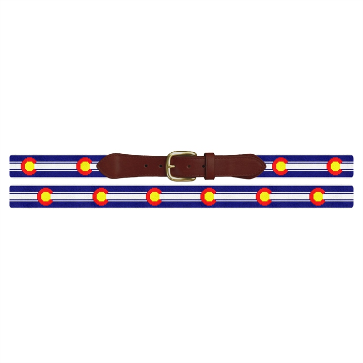 Colorado Needlepoint Belt