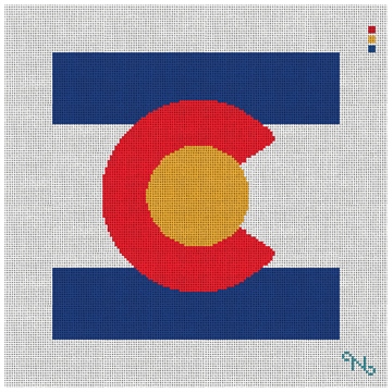Colorado Needlepoint Pillow Kit