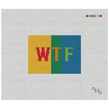 Colorful Expression Needlepoint Card Wallet Kit