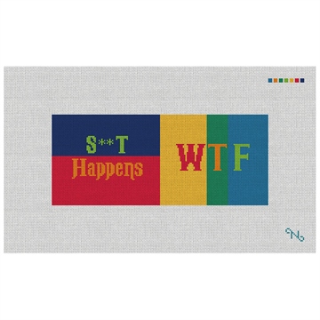 Colorful Expression Needlepoint Flask Kit