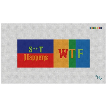 Colorful Expression Needlepoint Wallet Kit