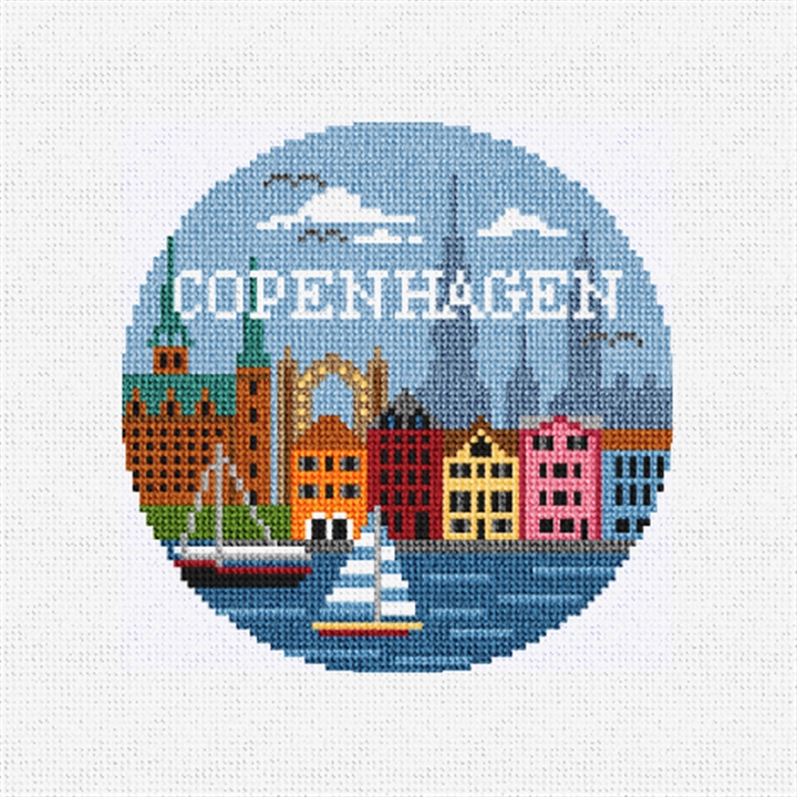 Copenhagen Needlepoint Ornament Kit