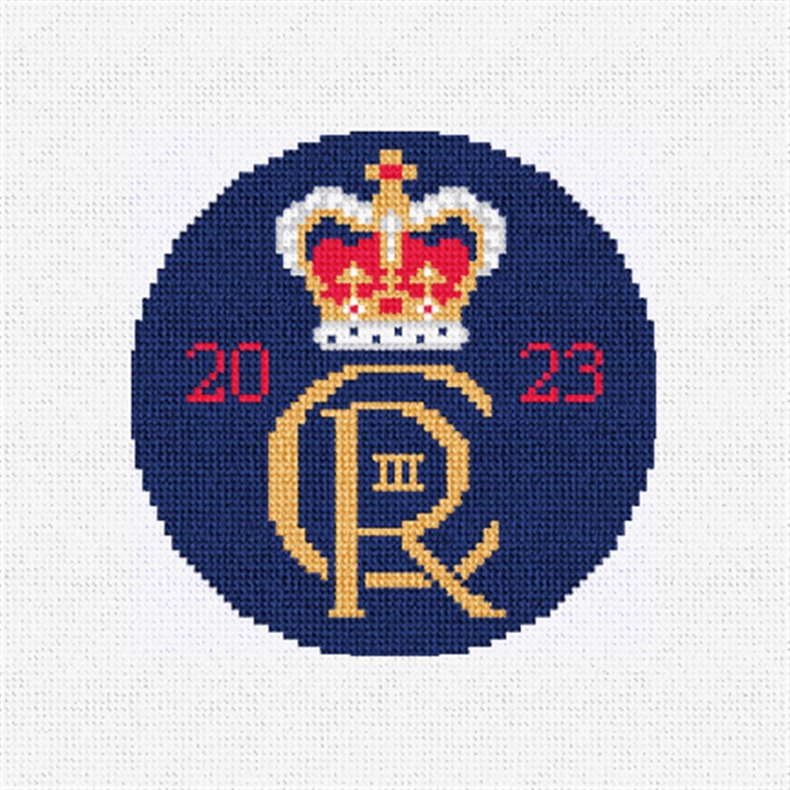 Coronation Crown Needlepoint Ornament Kit