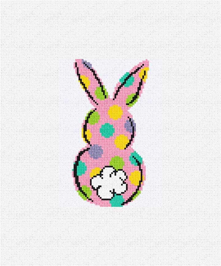 Cottontail Bunny Needlepoint Easter Ornament Kit