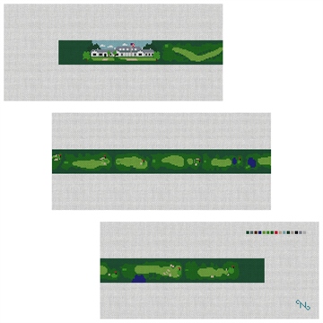 Country Club of Columbus Needlepoint Belt Kit