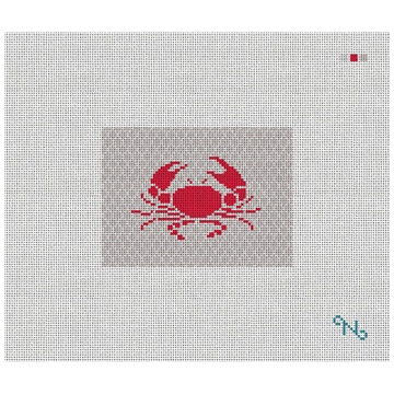 Crab Needlepoint Card Wallet Kit